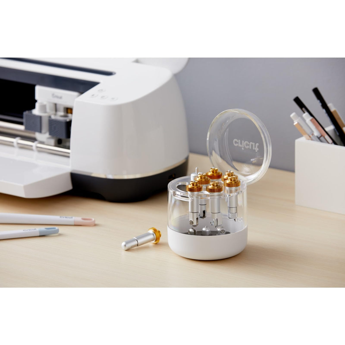 Cricut Maker Tools - Herramientas y carcasas para uso con máquina de Cricut, Rueda de ranurado simple, 1, 1