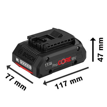 Bosch Batería de Iones de Litio ProCORE 18V 4,0 Ah