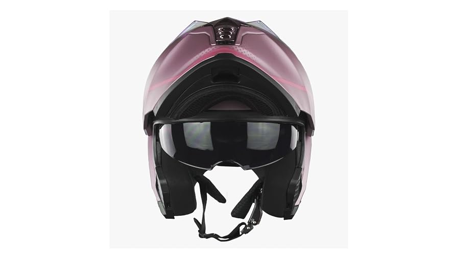 KOV Casco Waves Rosa Thunder ABATIBLE para Moto Certificado Dot