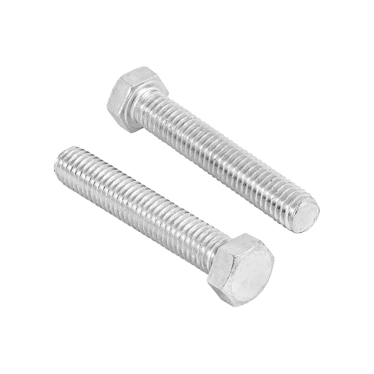 Fiero Tornillo Tipo Máquina Acero Galvanizado, Cabeza Hexagonal, 30 Piezas - 7 - 16 x 2"