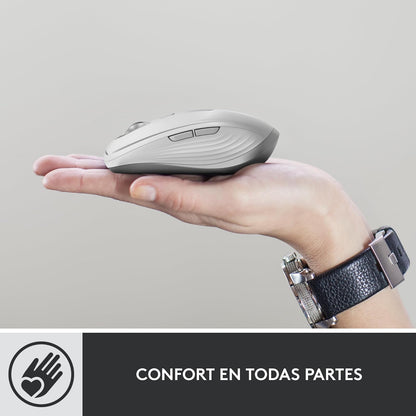Logitech MX Anywhere 3 for Business – Mouse inalámbrico, Compacto, Ultrarrápido, Seguimiento en Cualquier Superficie, Recargable, Tecnología Logi Bolt, Bluetooth, Windows/Mac/iPadOS - Grafito