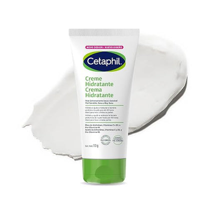 Cetaphil Crema Hidratante Corporal Intensa Todo Tipo de Piel Sensible 170 g | Hidrata hasta 48 h desde la primera aplicación, ayuda a restaurar piel en 1 semana y calma la resequedad con rápida absorción