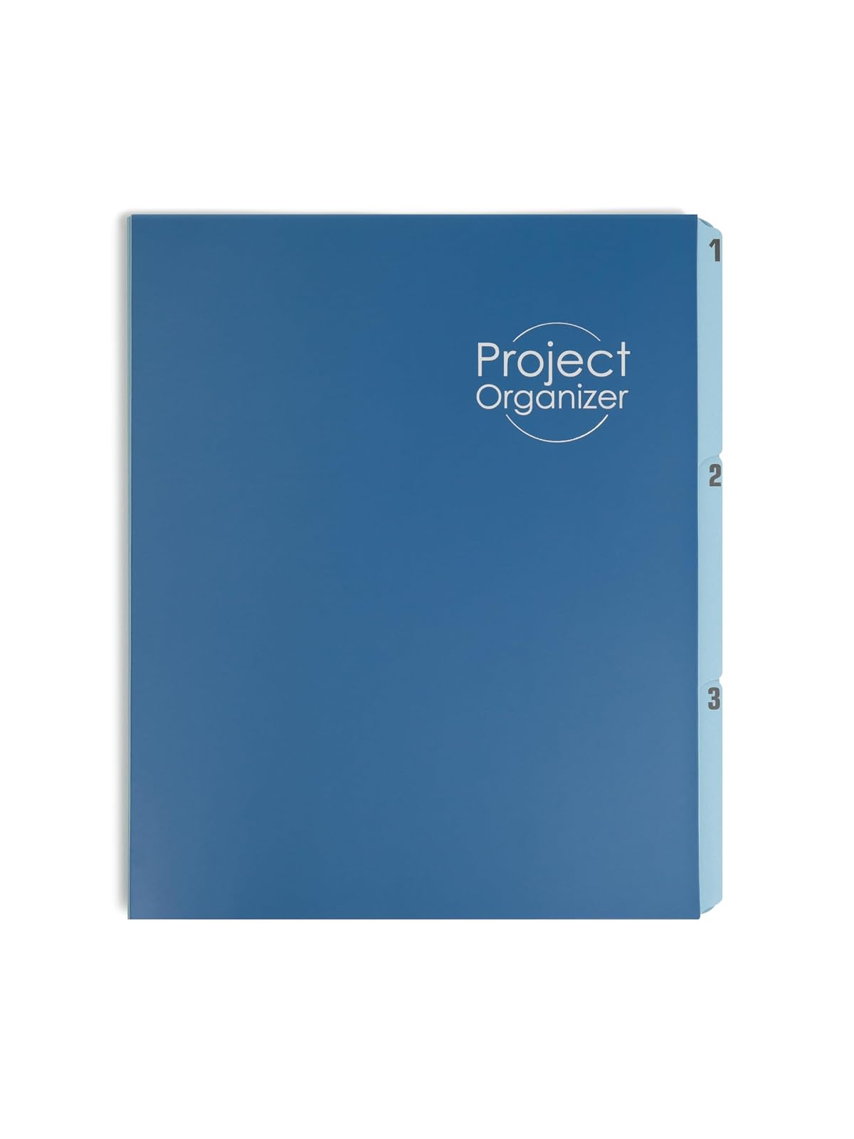 Smead Organizador de proyectos, 10 bolsillos, lados cerrados, plantillas preimpresas, pestañas reforzadas, tamaño carta, azul marino/azul lago (89200)