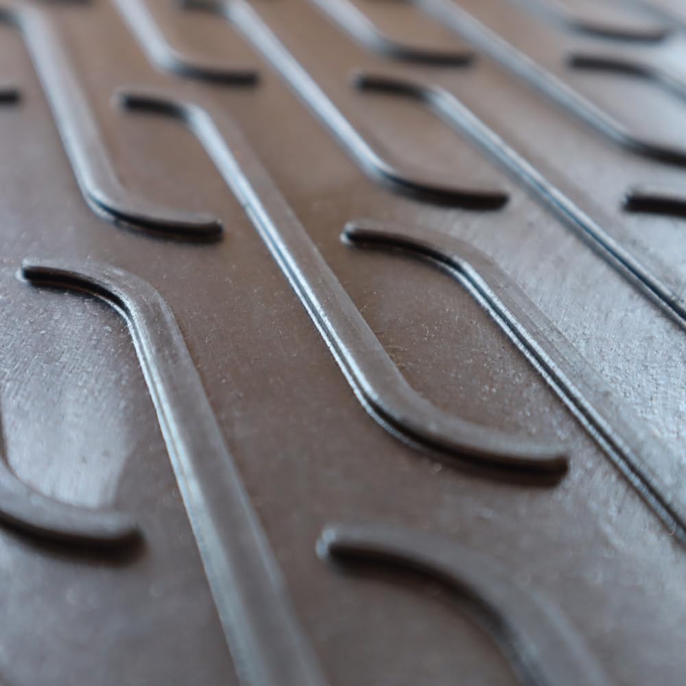 Rubber-Cal "Chelsea" Alfombrillas de goma para escaleras – 9.75 x 29.15 pulgadas, paquete de 6
