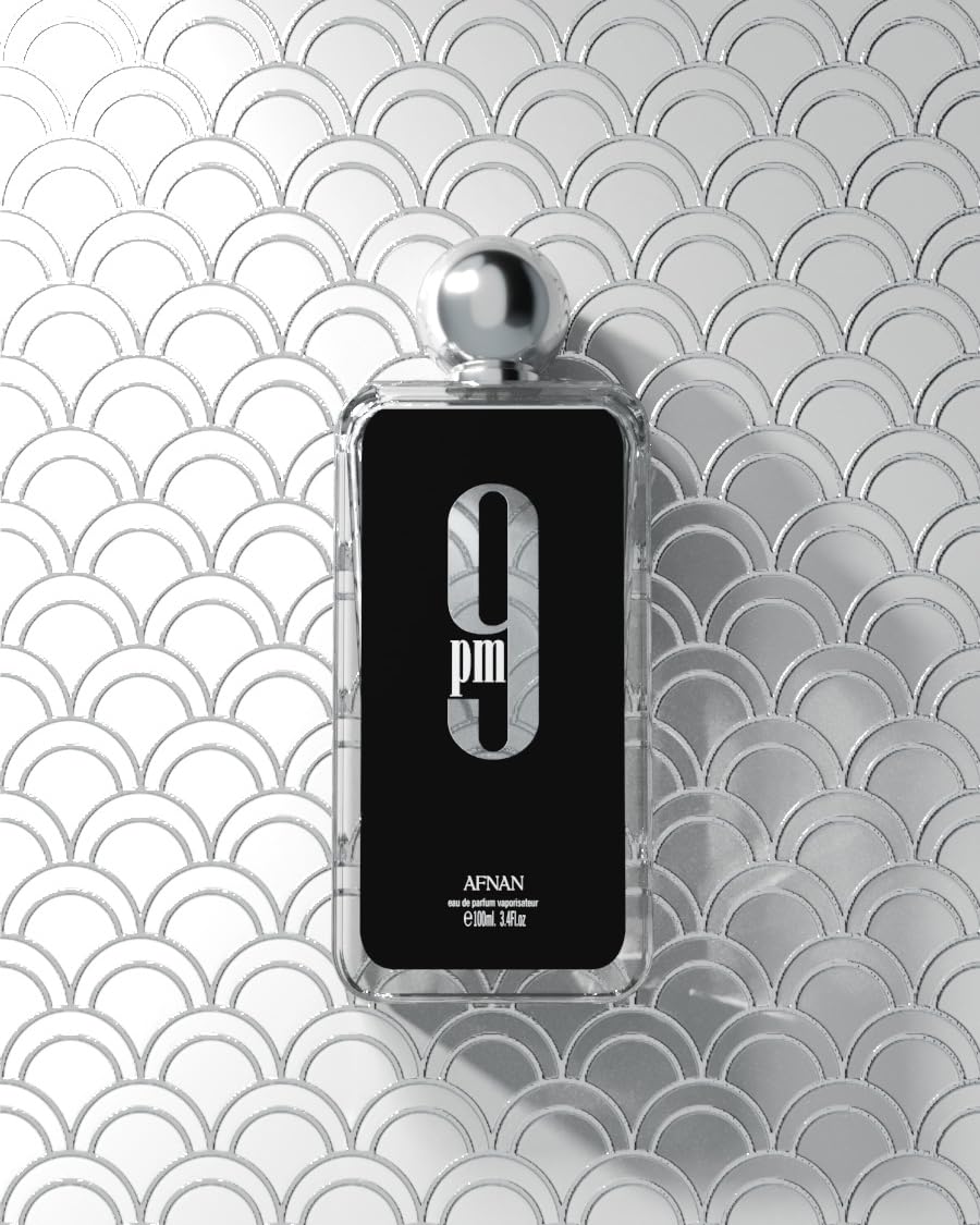 Afnan Agua de Perfume EDP 9PM para Hombres, 100 ml (Paquete de 1) | Paquete de 1