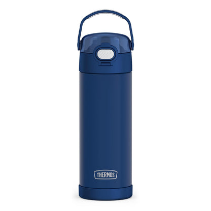 Thermos FUNTAINER Botella Infantil Aislada de Acero Inoxidable, 16 oz - Azul Marino - 0.5 Litros
