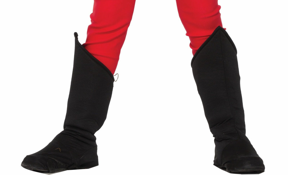 Forum Novelties cobertores para Botas de héroe para niños, Negro, Una Talla