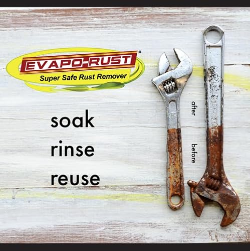 Evapo-Rust ER004 Super Safe Rust Remover - 32oz. | 32 oz, súper seguro, sin ácidos, no tóxico, biodegradable