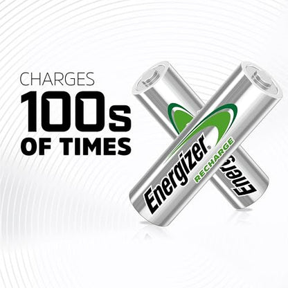 Energizer Baterías AA Recargables, batería Universal Doble A precargada, 16 Unidades