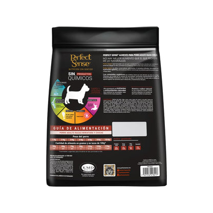 Perfect Sense Alimento Natural para Perros Adultos de Raza Pequeña 1.5 kg – Nutrición con YUCCA y Omega 3