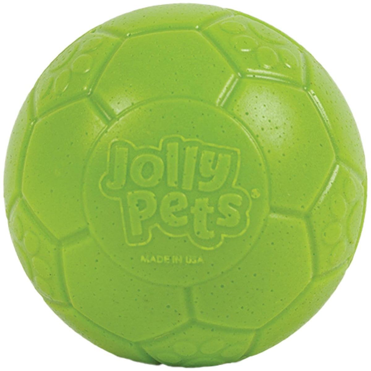 Jolly Pets - Pelota de fútbol Flotante de 20 cm de diámetro, Color Verde Manzana