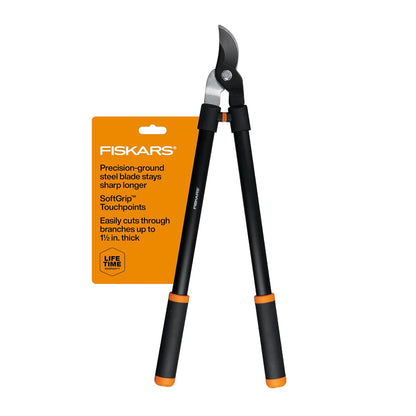 Fiskars 28 Inch Bypass Lopper Black/Orange (391461-1003)