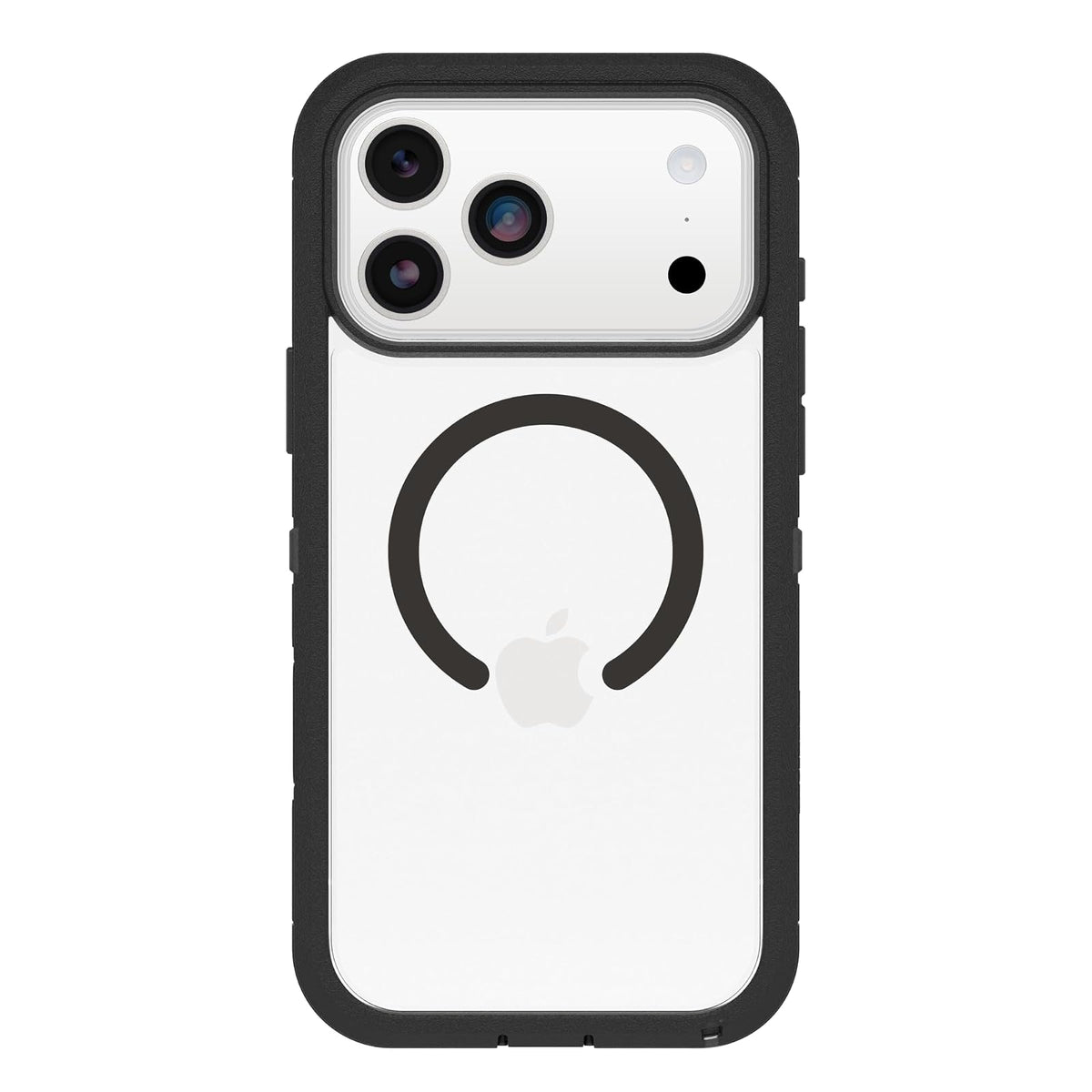 OtterBox Funda Transparente Defender Series Pro XT para iPhone 17 Pro y Pro Max - iPhone 17 Pro Max - Negro -