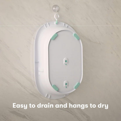 Frida Baby 4 en 1 Crece Conmigo - Tina para bebés recién Nacidos y niños pequeños con Asiento de baño extraíble y Respaldo para Apoyo