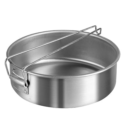 Ekco | Flanera con Tapa Bakers Secret Aluminio 18 cm | Molde con tapa, Baño maría, Calor uniforme, Postres caseros, Repostería, Resistente al calor, Fácil desmolde