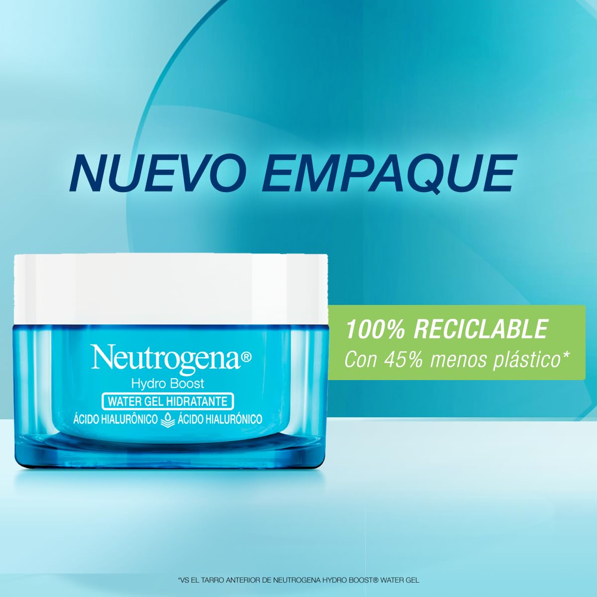 Neutrogena Pack Hydroboost Acido Hialuronico Gel Crema 400 ml + Water Gel 50 gr