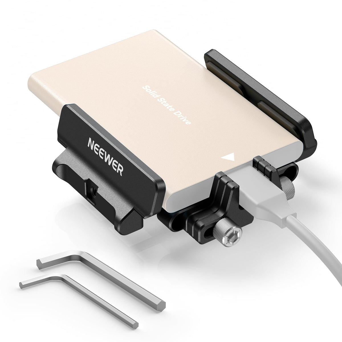 Soporte Neewer para SSD Portátil con Zapata Fría Desmontable - UA035