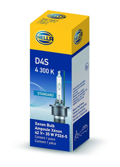 Hella D4S4300K Foco Xenón Standard en Caja con Instructivo Gráfico