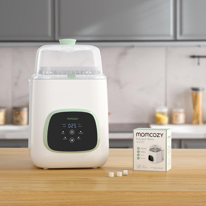 Momcozy Bloque de Lavado Oficial para Lavadora de Biberones KleanPal Pro, 120 Tabletas de Detergente