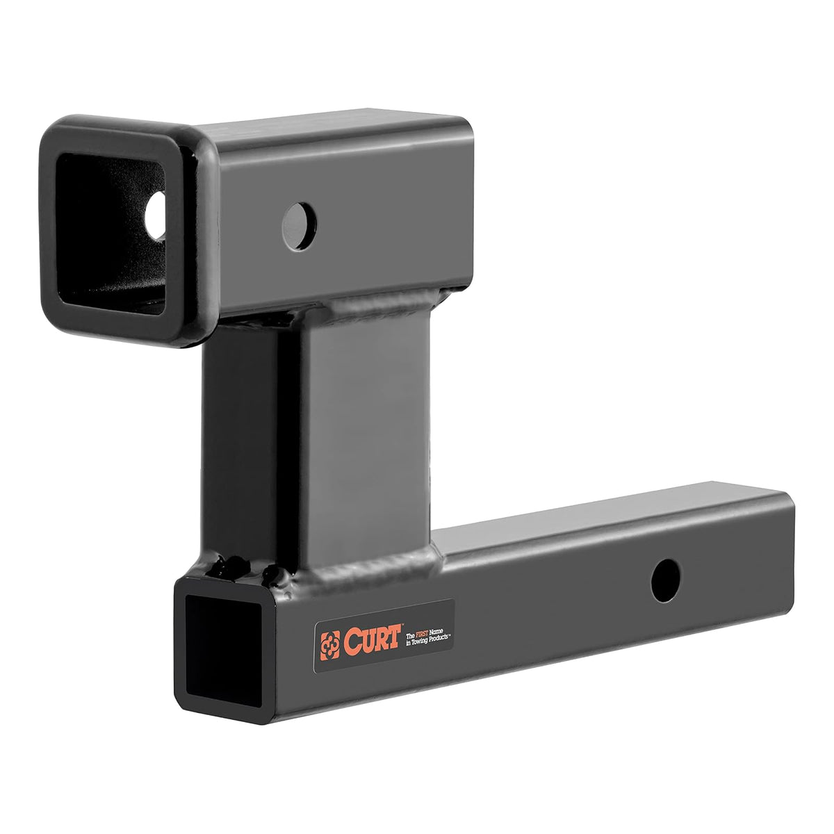 CURT 45808 Adaptador de Enganche de Remolque, Receptor de 2 Pulgadas, caída o elevación de 6 Pulgadas, 7 Libras