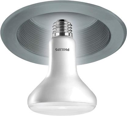 Philips LED Dimmable BR30 Frosted Light Bulb with Warm Glow Effect: 650-Lumen, 2700-2200-Kelvin, 9-Watt (65-Watt Equivalent), E26 Medium Screw Base, Soft White, 6-Pack