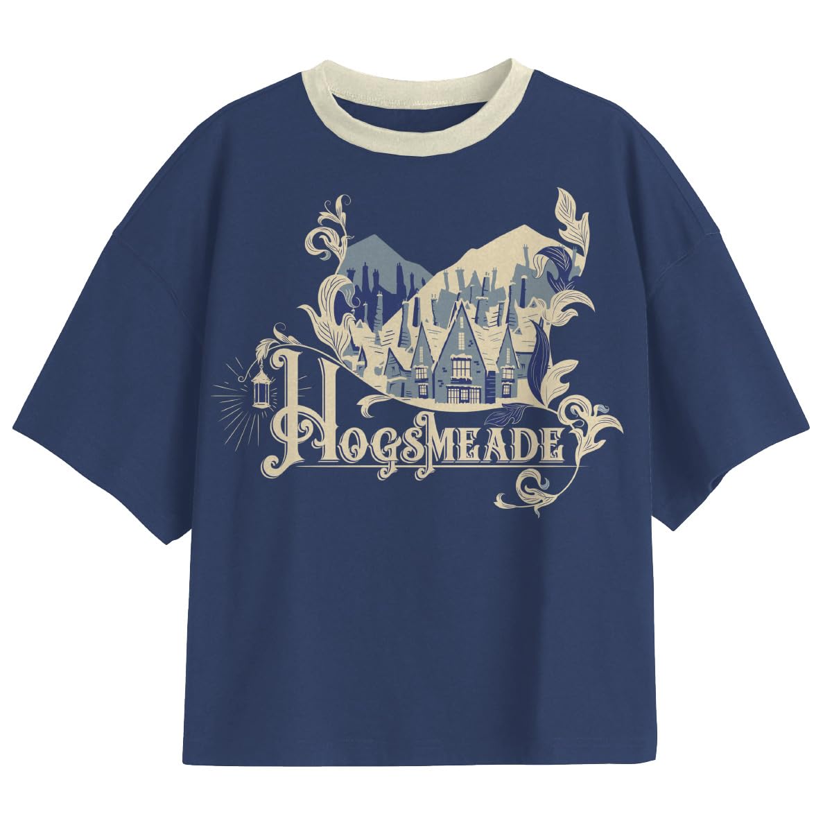 Harry Potter Hogsmeade Playera Casual para Mujer Fit Regular
