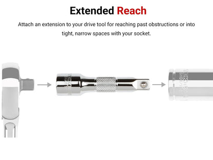 TEKTON - Extensión de 3/8 pulgadas x 24 pulgadas | SHA11124