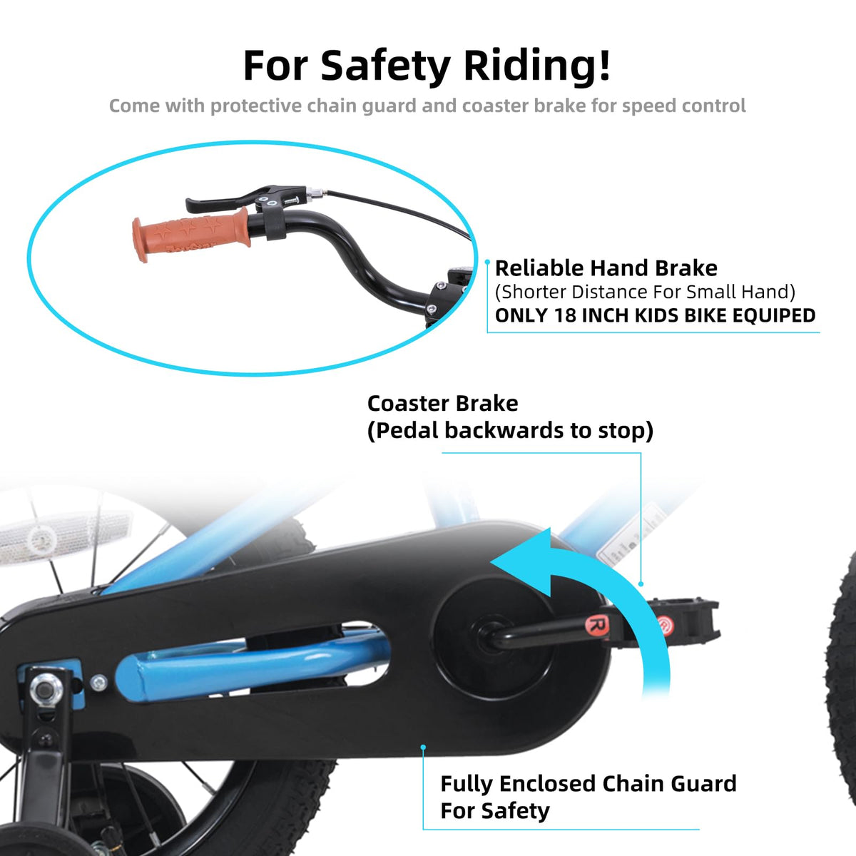 JOYSTAR - Bicicleta infantil para niños de 2 a 12 años y niñas, de 12 a 20 pulgadas estilo BMX para niños con ruedas de entrenamiento, bicicleta para niños y niños, varios colores