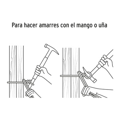 Truper MCIM-16 Martillo para cimbra, 16 oz, color, pack of/paquete de 1