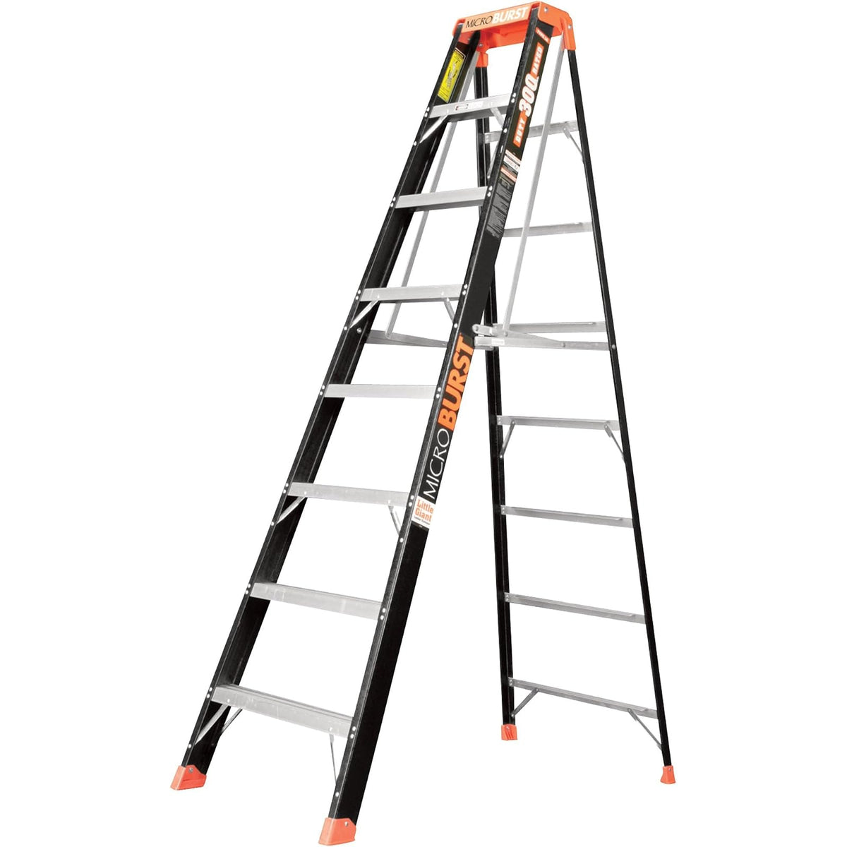 Little Giant 15710-001 Escalera de Aluminio Microburst Tipo IAA, con Fibra de Vidrio
