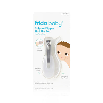 Fridababy NailFrida SnipperClipper Set, Cortaúñas y Lima para Bebé - Kit de cuidado de uñas para bebés