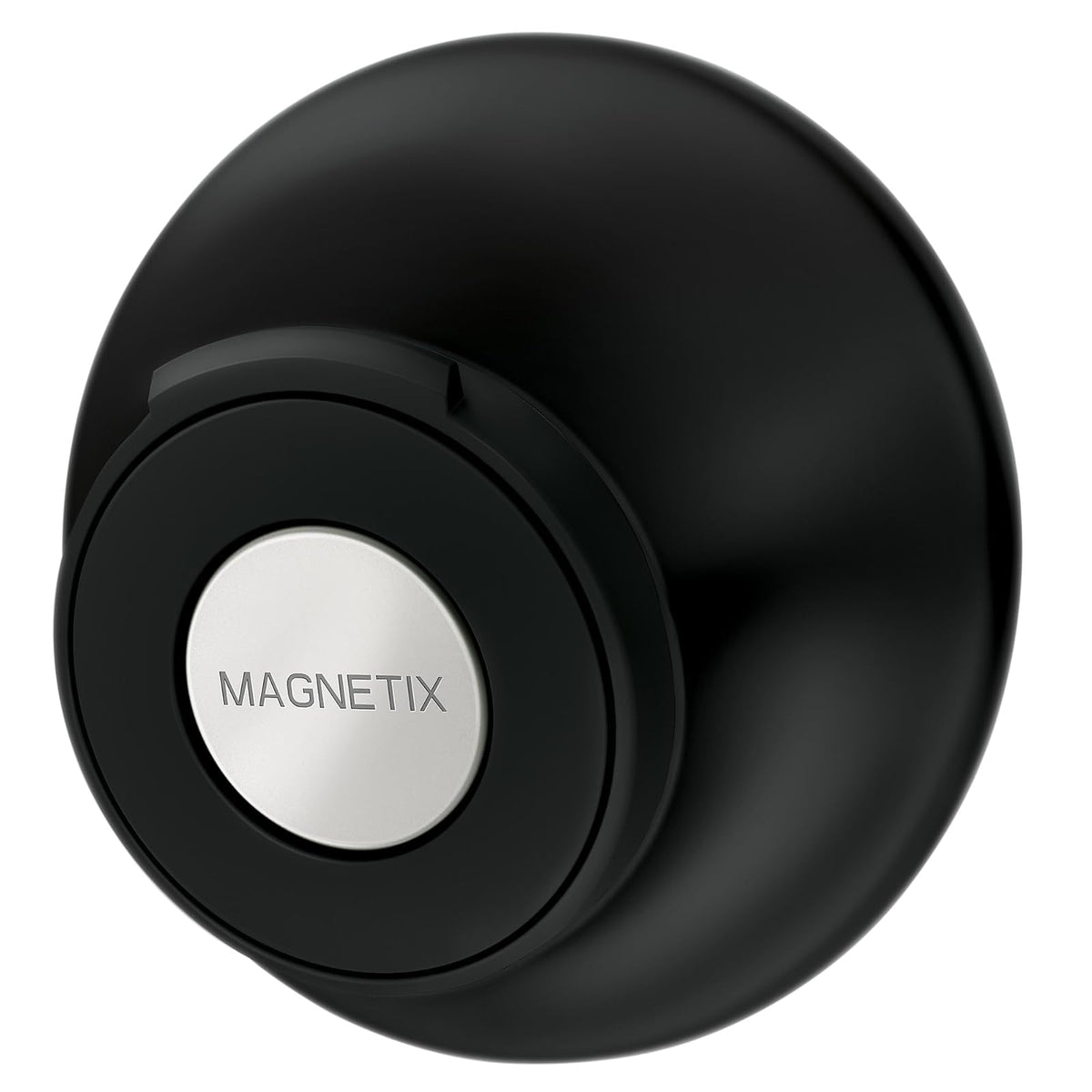 Moen 186117BL Base de mando a distancia para duchas de mano Magnetix con soporte de pared incluido o opciones adhesivas permanentes impermeables, negro mate - Mate negro - not_applicable - Muelle