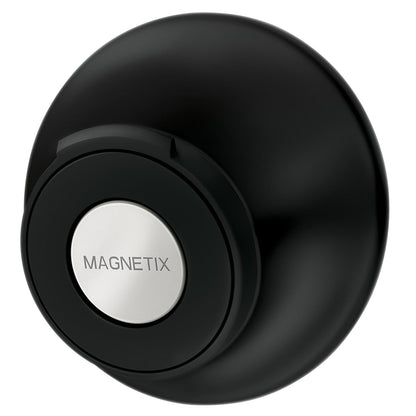 Moen 186117BL Base de mando a distancia para duchas de mano Magnetix con soporte de pared incluido o opciones adhesivas permanentes impermeables, negro mate - Mate negro - not_applicable - Muelle