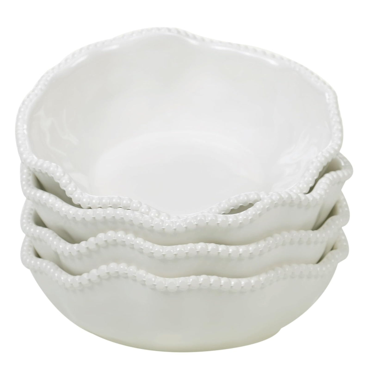 Certified International 89537 Vajilla Perlette Cream, platos multicolor