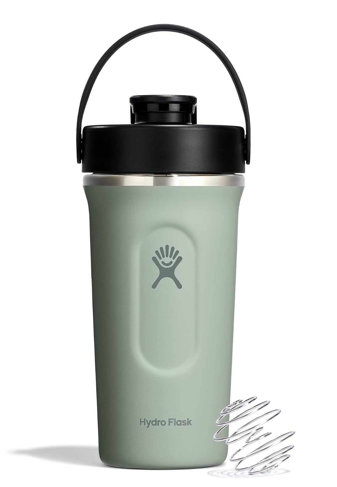Hydro Flask - Botella de acero inoxidable aislada para gimnasio preentrenamiento y proteínas, 24 onzas, color verde agave