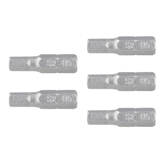 Truper Expert PUDE-7105, Estuche con 5 puntas hexagonales de 5 mm largo 1"