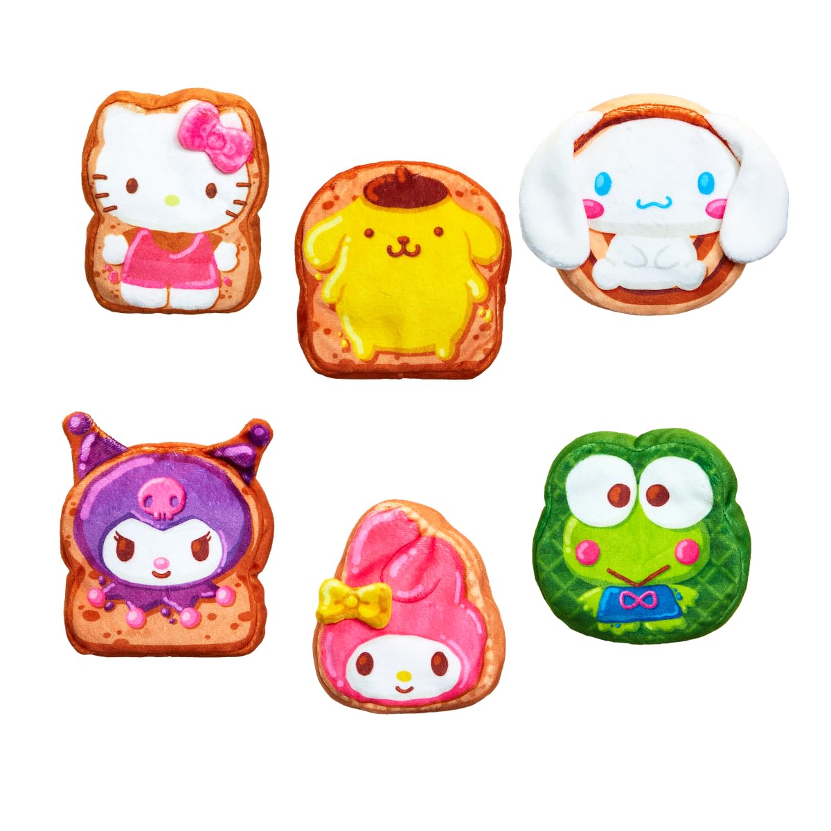 Cookeez Makery - Set Tostador Sorpresa Hello Kitty y Amigos Toasty Treatz - Incluye Peluche Aromático Coleccionable - 6 Personajes por Descubrir - Ideal para Regalo Niñas