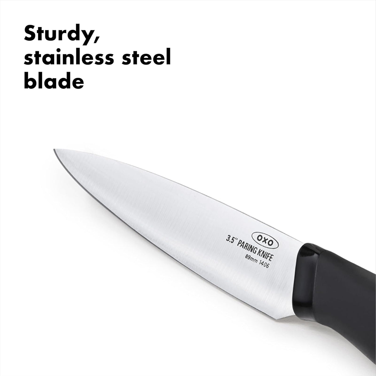 OXO Good Grips 22081 Cuchillo para Picar, 3.5"