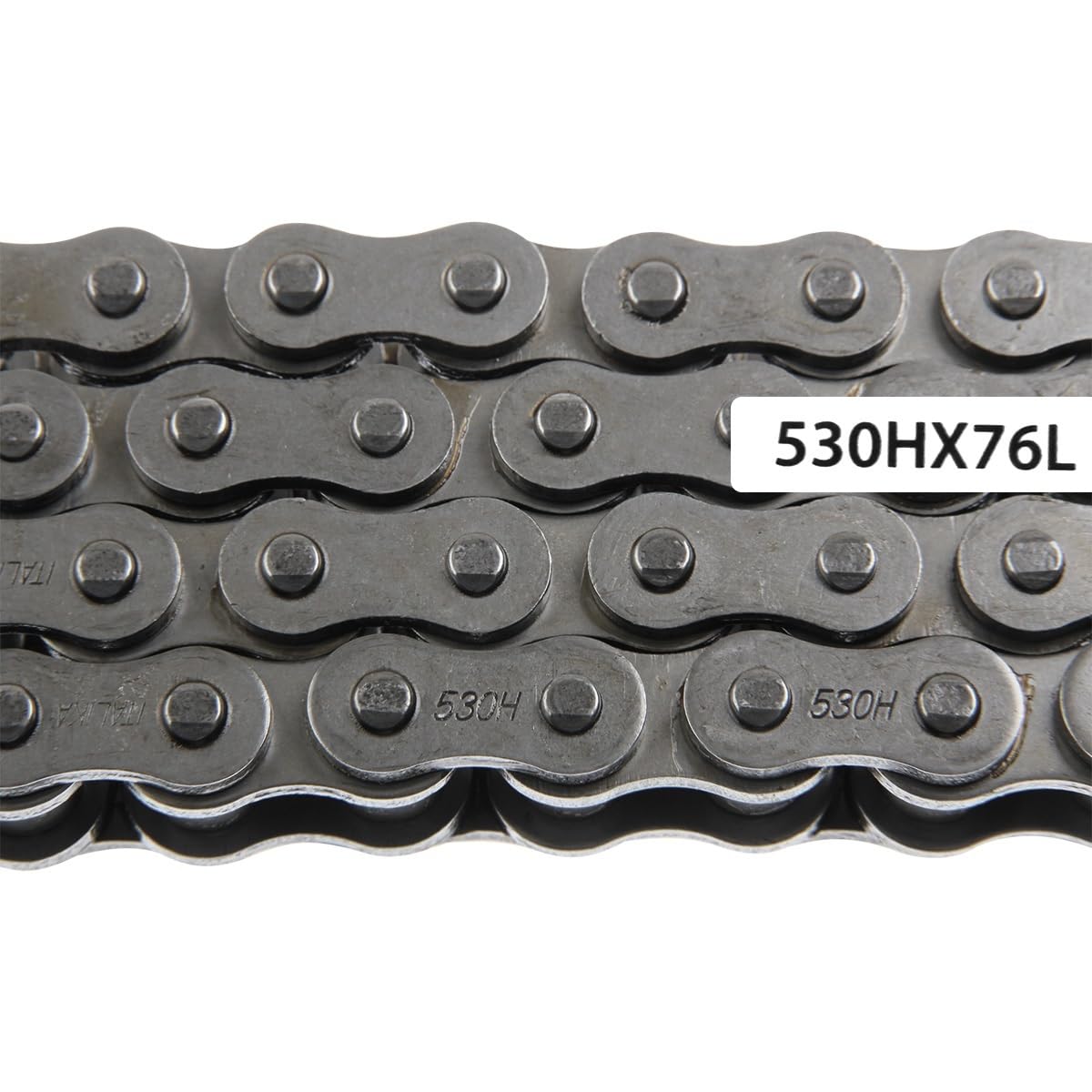 Italika F02030344 Cadena Traccion, 530Hx76L Ref, Gris