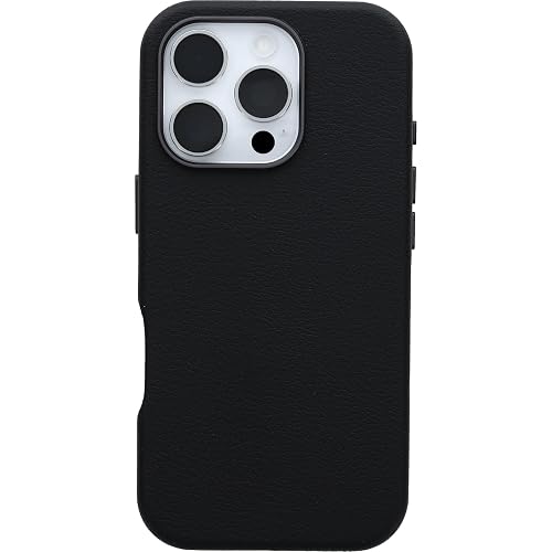OtterBox iPhone 16 Pro Symmetry Series - Piel de Cactus para MagSafe - Negro Ceniza Negro