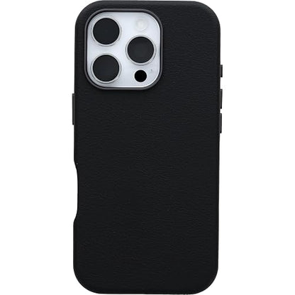 OtterBox iPhone 16 Pro Symmetry Series - Piel de Cactus para MagSafe - Negro Ceniza Negro