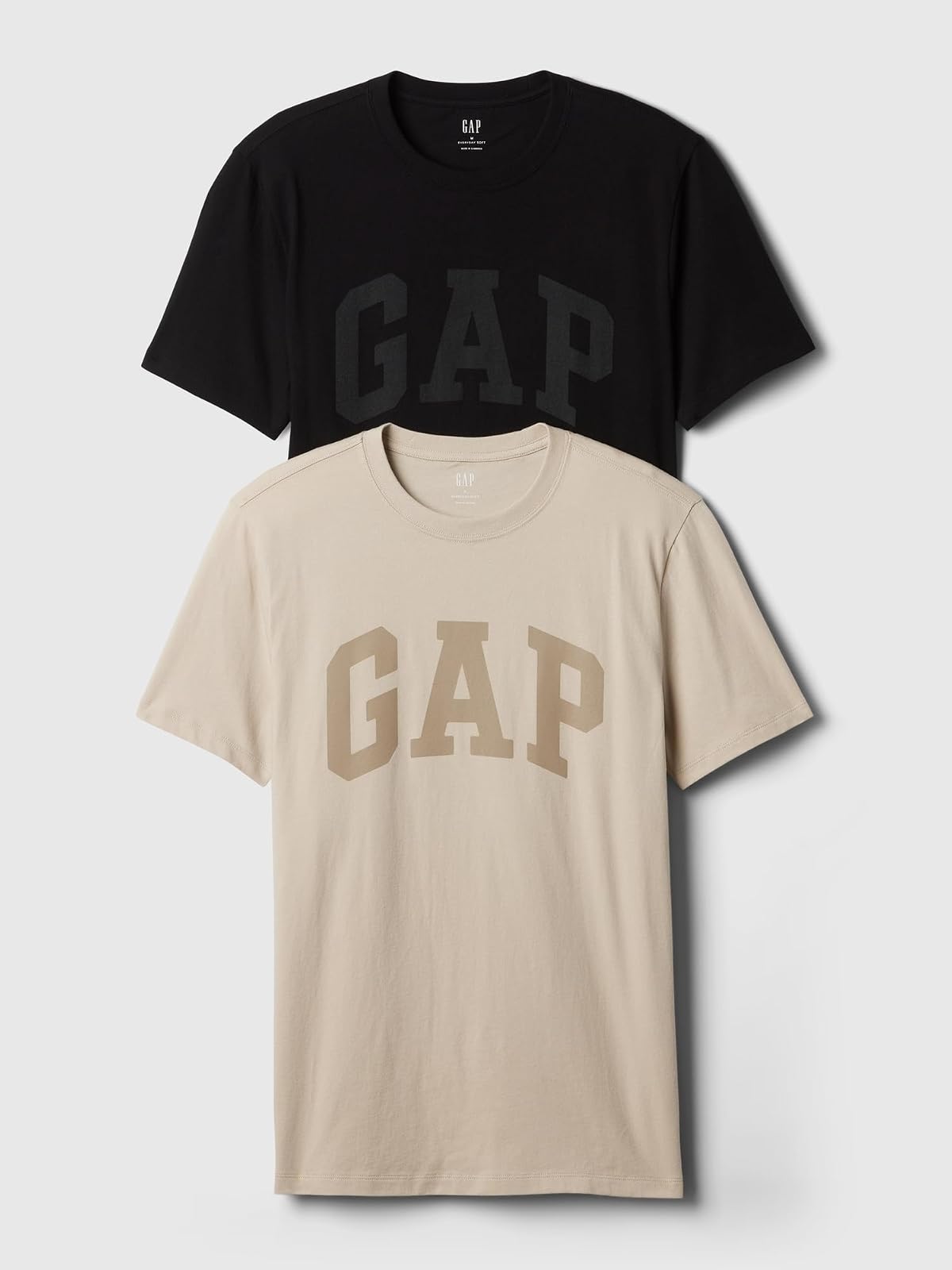 GAP - Playera clásica con Logotipo para Hombre, 2 Unidades