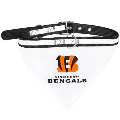 Pets First Bandana Reversible con Licencia NFL para Perro - Pequeño - collar bandana - Cincinnati Bengals