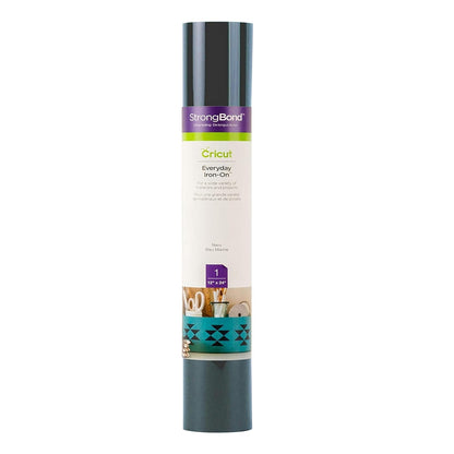 Cricut Everyday Iron On Vinilo Termoadhesivo, 30.5 x 61 cm - Azul marino - 1-paquete