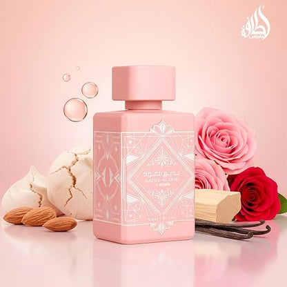 Lattafa Badee Al Oud Noble Blush Eau de Parfum Spray for Unisex, 3.4 Ounce