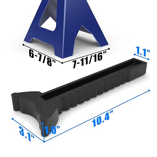 TCE AT43002AU - Soportes de Acero con Doble Bloqueo de 3 toneladas (6 Libras) de Capacidad, 2 Unidades, Azul,