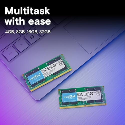Crucial Memoria RAM CT8G4SFRA32A de 8 GB DDR4 3200MHz CL22 (o 2933MHz o 2666MHz)