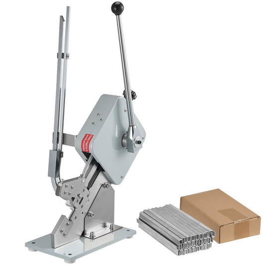 VEVOR - Máquina de recorte manual de salchichas en forma de U para cortar alimentos para embalaje de salchichas con 2 cajas de hebillas, 5000 unidades