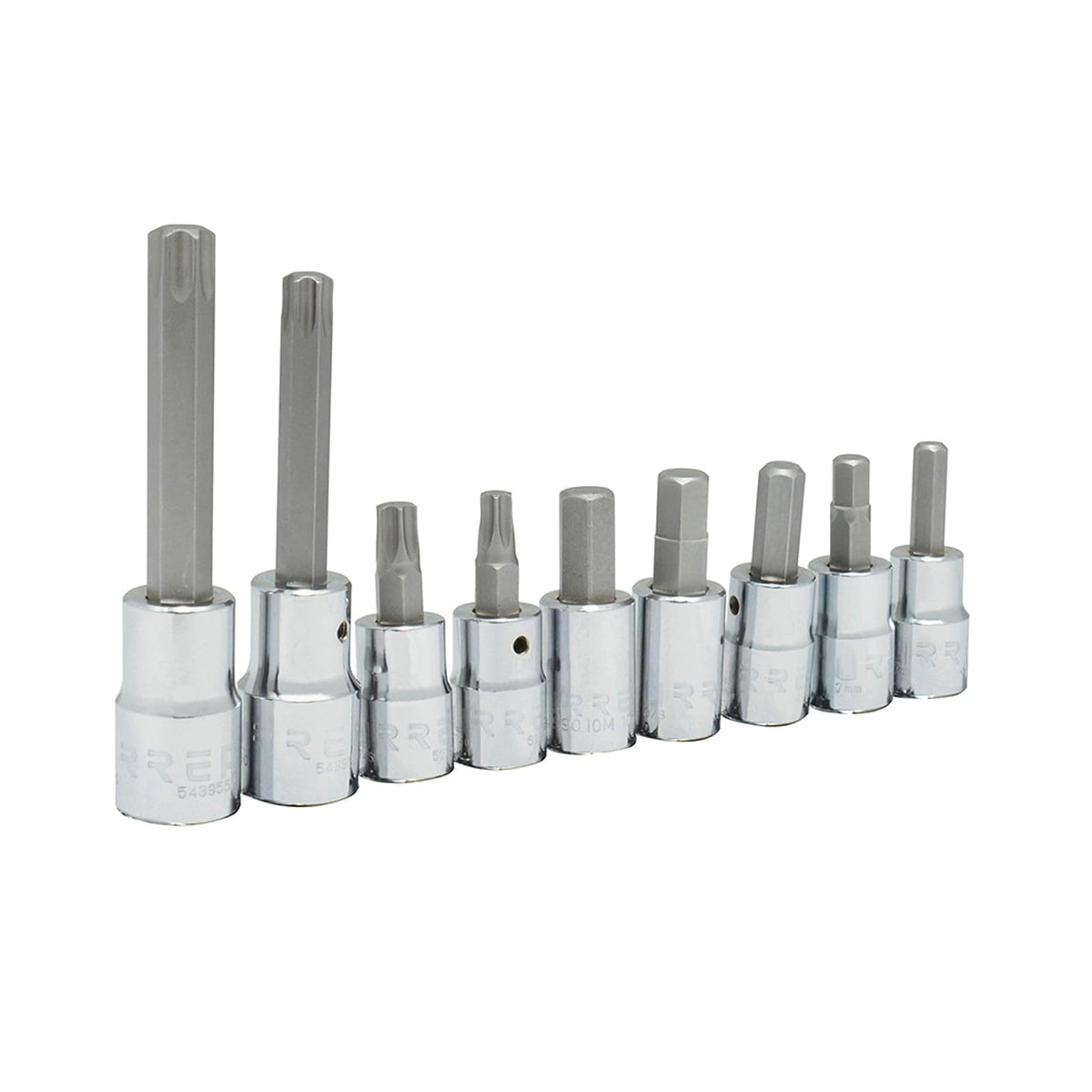 Urrea 5254TH Juego de dados combinados para caliper de freno, 9 piezas