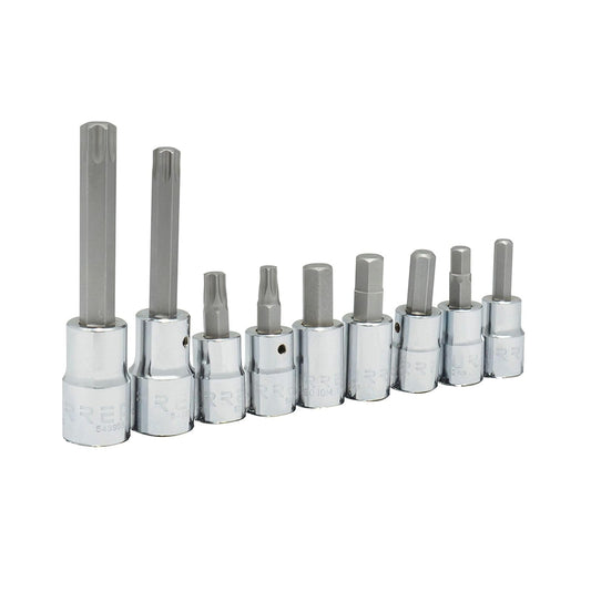 Urrea 5254TH Juego de dados combinados para caliper de freno, 9 piezas